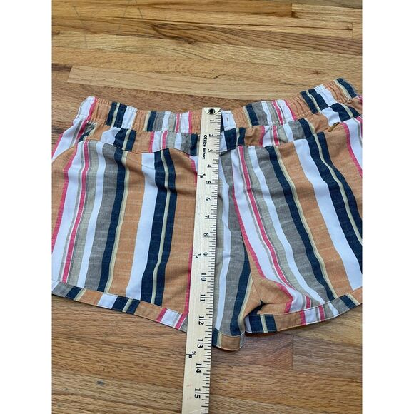 Prana Mariya Women's Shorts Swim Beach Swimwear Drawstring L White Striped - Picture 5 of 7